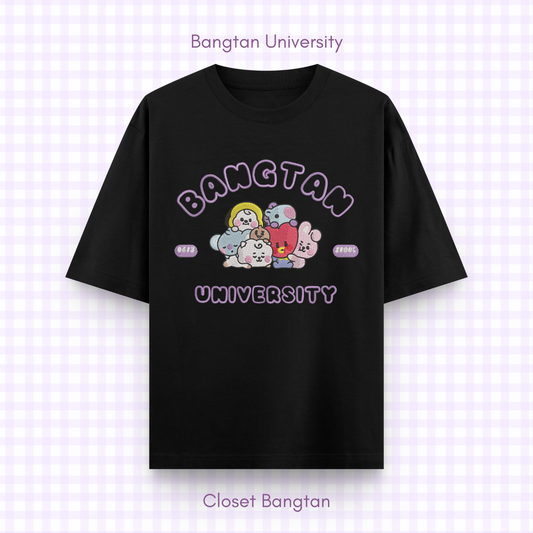 Bangtan University Embroidery T-shirt