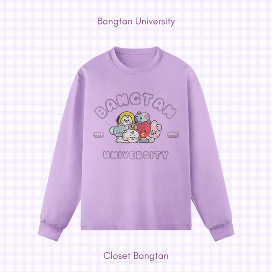 Bangtan University Embroidery Sweatshirt