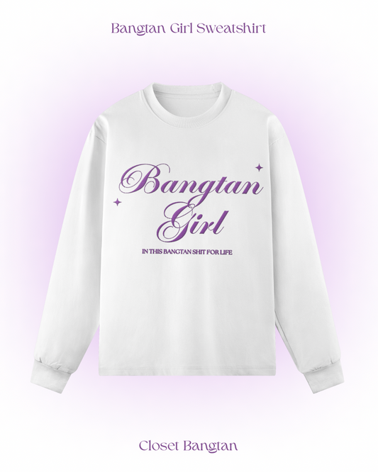 Bangtan Girl Embroidery Sweatshirt