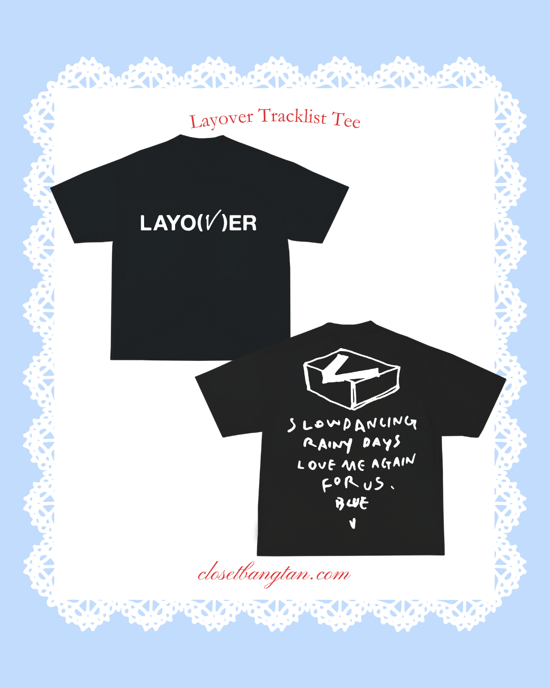 Layover Tracklist Tee