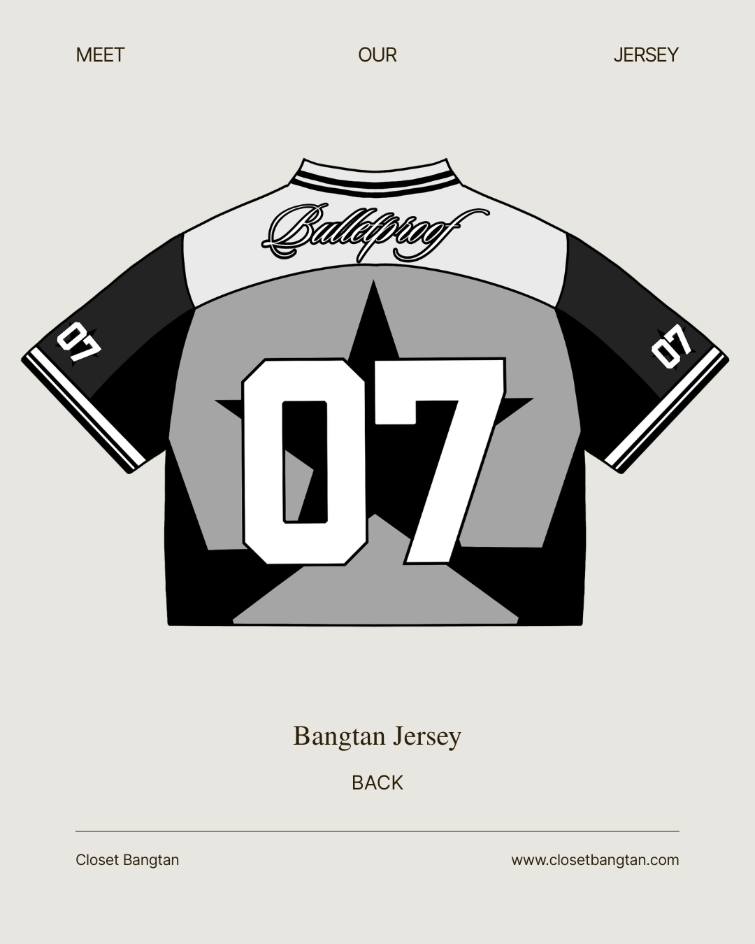 Bangtan Jersey (Preorder Only)