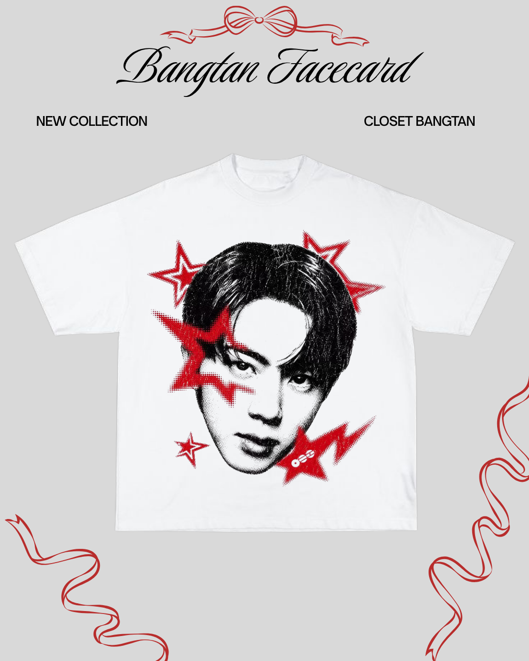 🎀 Bangtan Facecard Tee ⭐❤️