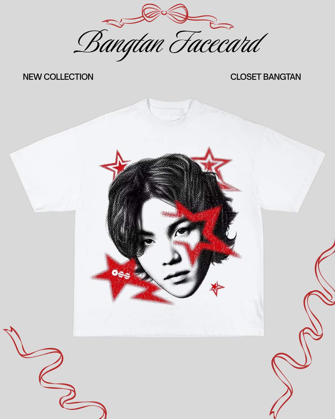 🎀 Bangtan Facecard Tee ⭐❤️