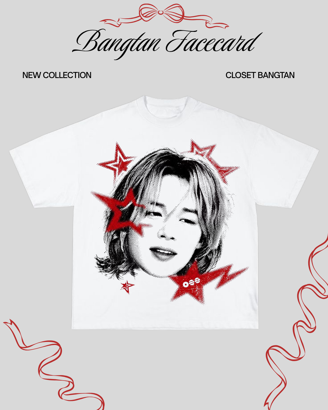 🎀 Bangtan Facecard Tee ⭐❤️