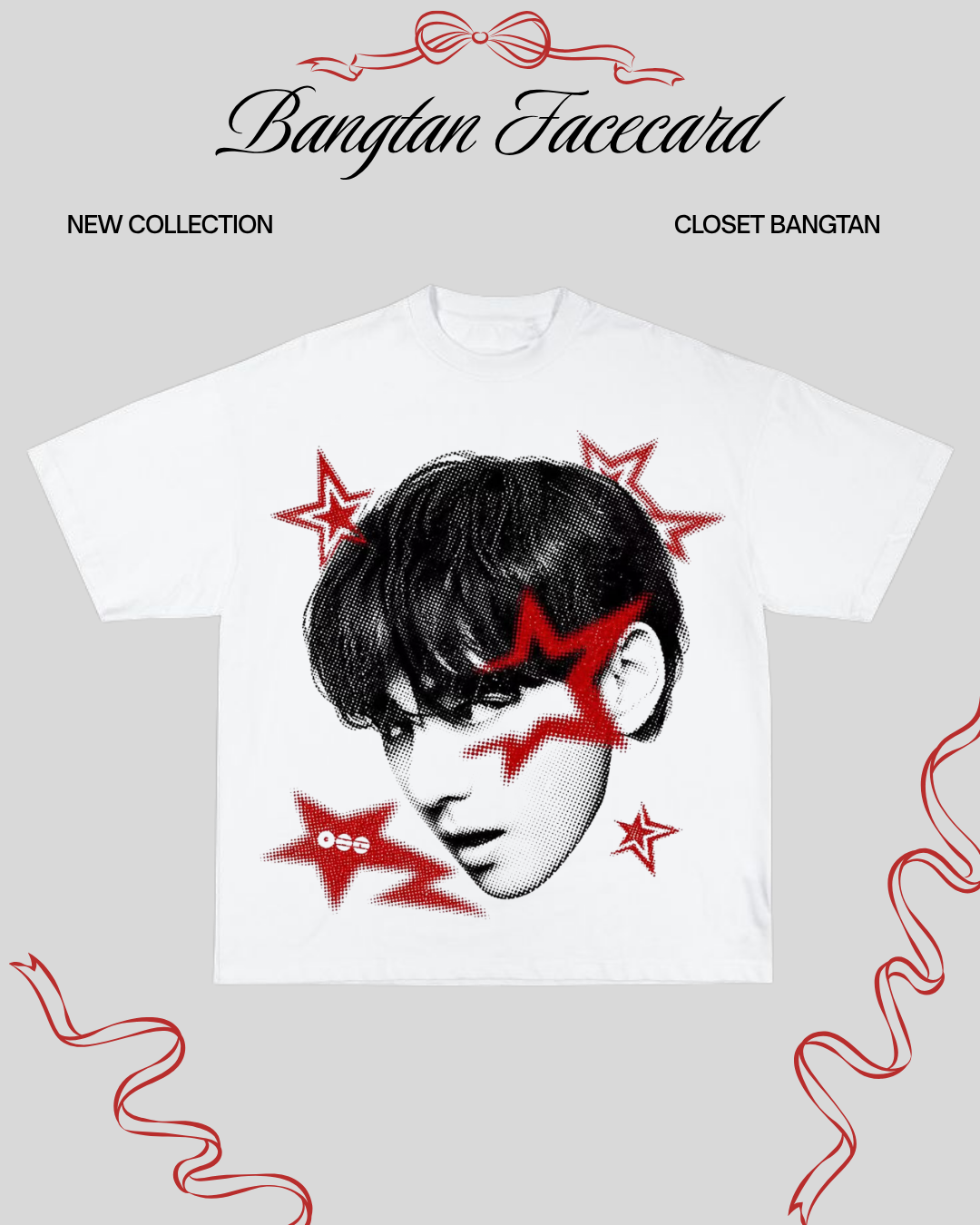 🎀 Bangtan Facecard Tee ⭐❤️