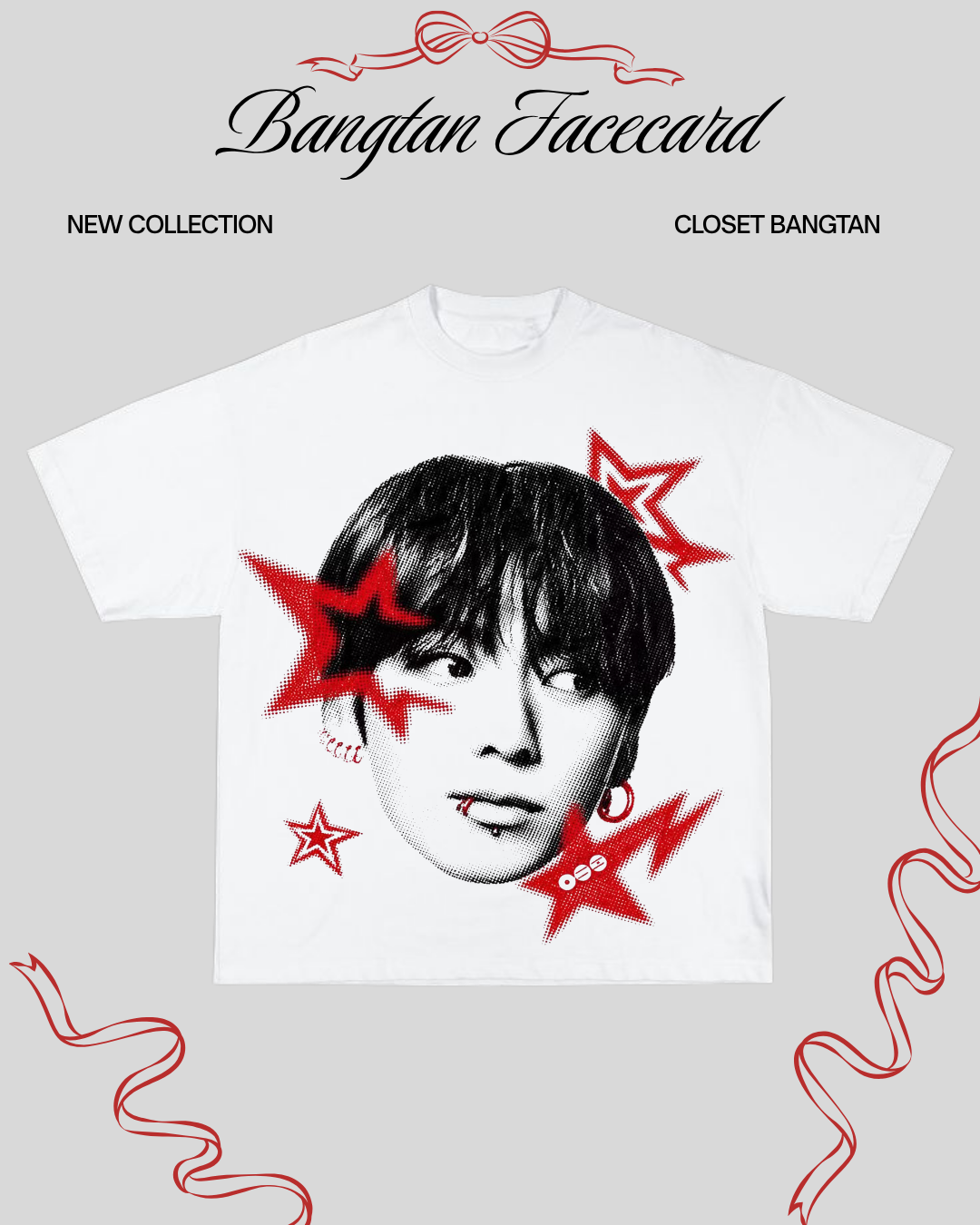 🎀 Bangtan Facecard Tee ⭐❤️