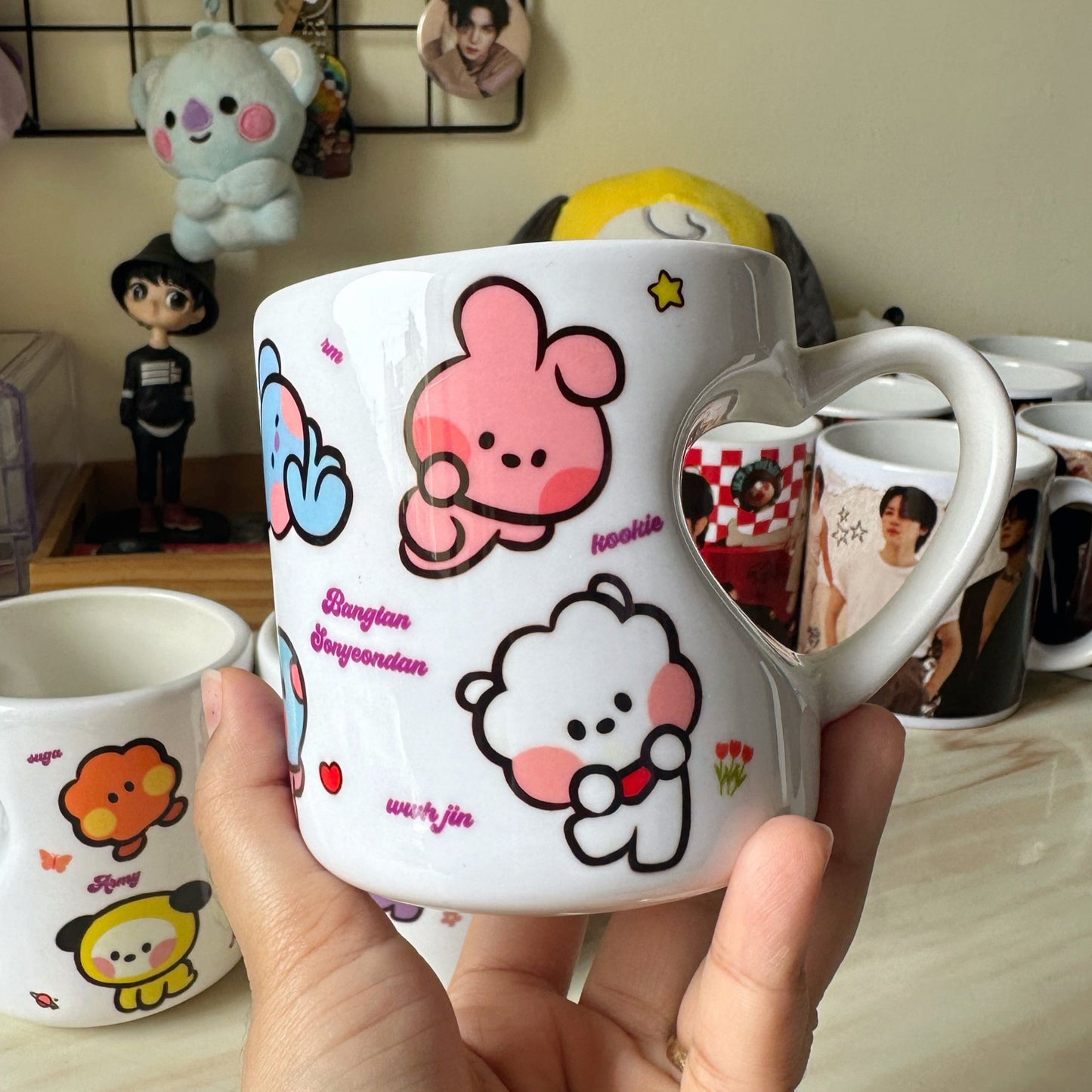 BT21 Heart Mug