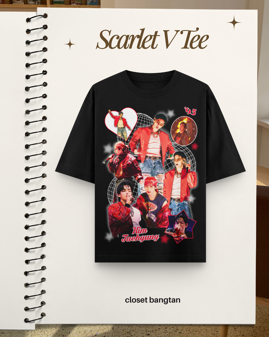 Scarlet V Tee