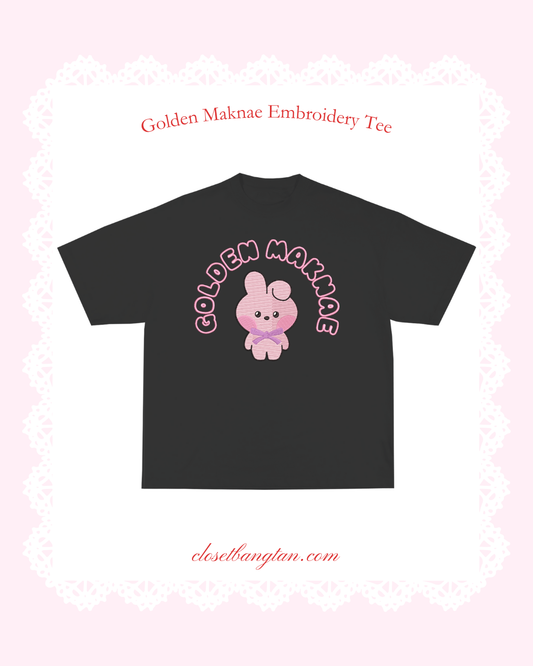 Golden Maknae Embroidery T-shirt
