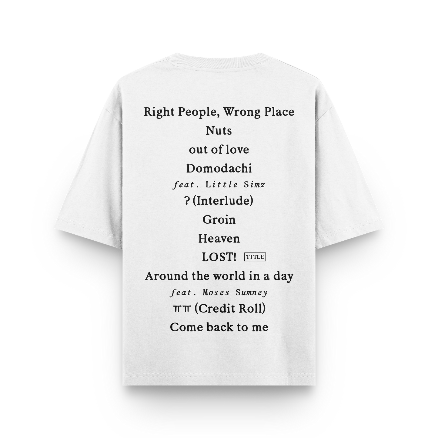 RPWP Tracklist Tee